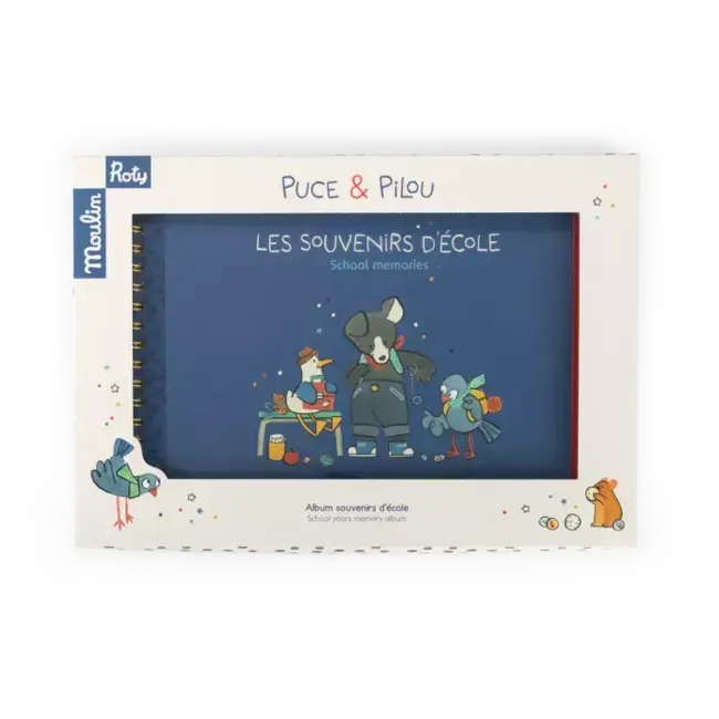 MOULIN ROTY ALBUM SOUVENIRS D'ÉCOLE - PUCE ET PILOU