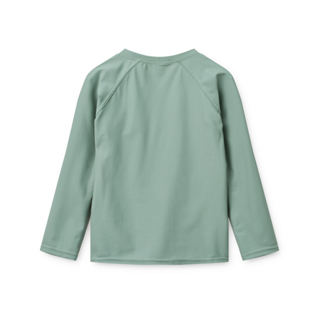 LIEWOOD T-SHIRT ANTI-UV NOAH - IT COMES IN WAVES PEPPERMINT