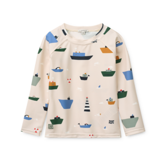LIEWOOD T-SHIRT ANTI-UV NOAH - SAILING SANDY