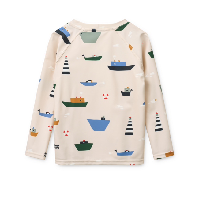 LIEWOOD T-SHIRT ANTI-UV NOAH - SAILING SANDY