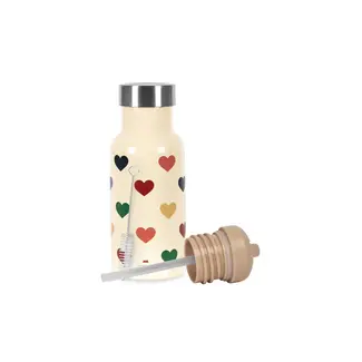 KONGES SLOJD GOURDE ISOTHERME 2 BOUCHONS 350ML - BON COEUR COLORÉ