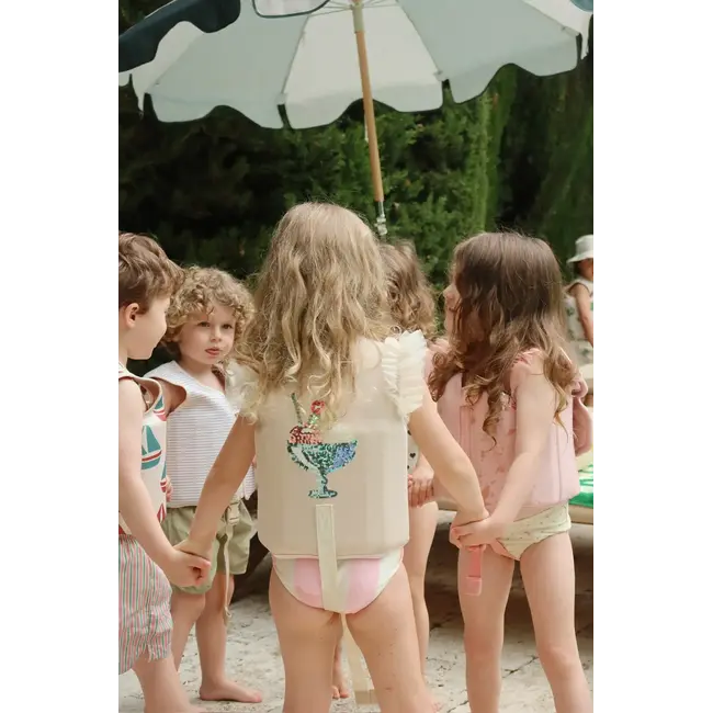 KONGES SLOJD VESTE DE NATATION ELLIS - STRIPE BLUIE