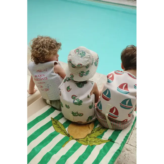 KONGES SLOJD VESTE DE NATATION ELLIS - STRIPE BLUIE