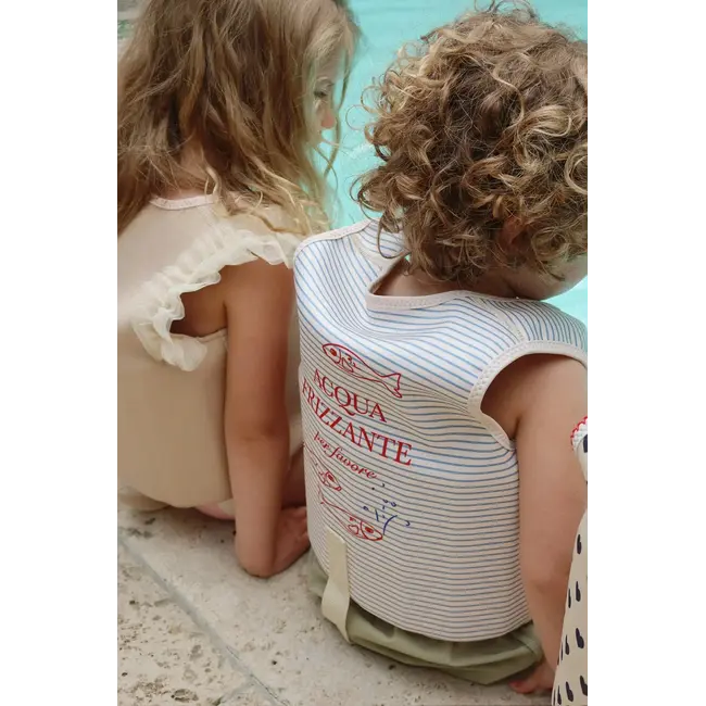 KONGES SLOJD VESTE DE NATATION ELLIS - STRIPE BLUIE