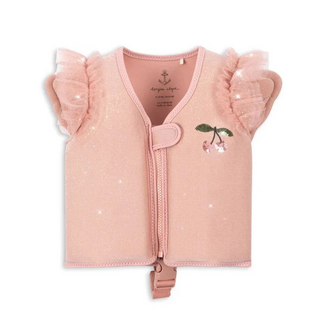 KONGES SLOJD VESTE DE NATATION PIPER - AILES POWDER PINK