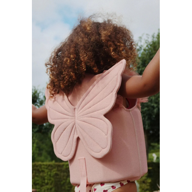 KONGES SLOJD VESTE DE NATATION PIPER - AILES POWDER PINK
