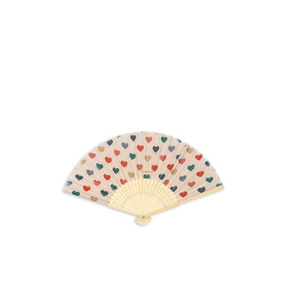 KONGES SLOJD ÉVENTAIL - BON COEUR COLORÉ