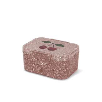 KONGES SLOJD BOITE À GOÛTER À PAILLETTES - CHERRY GLITTER