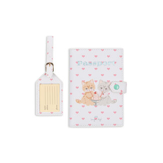 KONGES SLOJD SET VOYAGE PASSEPORT & PORTE-ÉTIQUETTE VALISE - KITTY GELATERIA