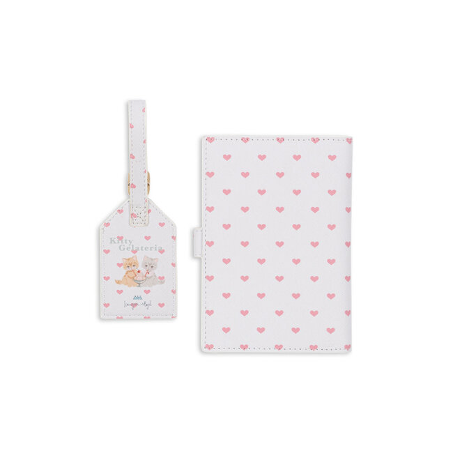 KONGES SLOJD SET VOYAGE PASSEPORT & PORTE-ÉTIQUETTE VALISE - KITTY GELATERIA