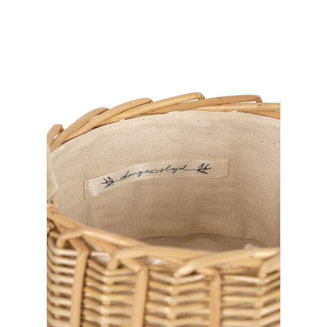 KONGES SLOJD PANIER TRESSÉ EN ROTIN CÉLÉBRATION