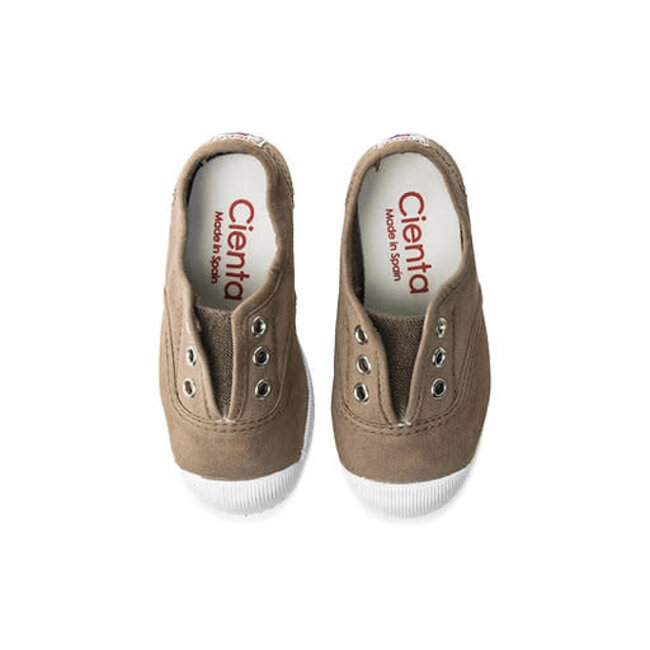 CIENTA CHAUSSURES EN TOILE ELASTIQUÉE BEIGE