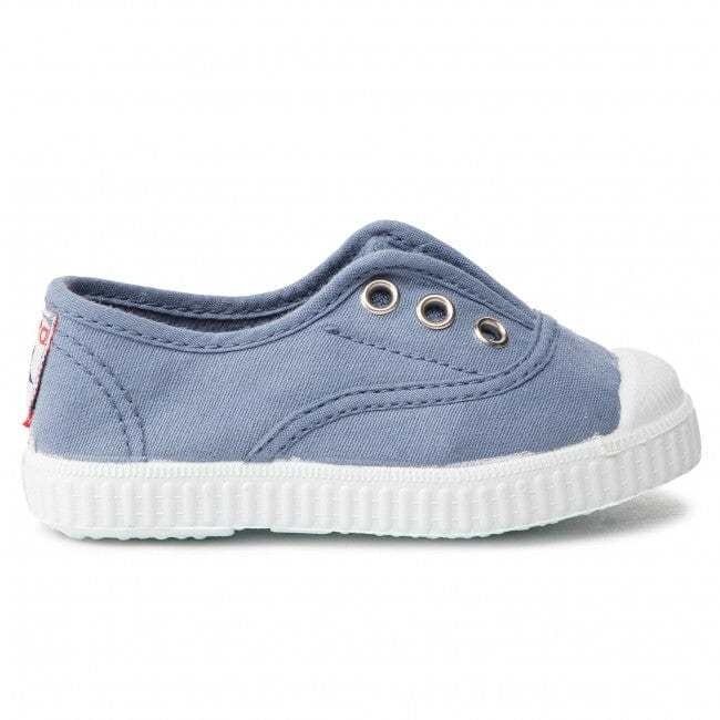 CIENTA CHAUSSURES EN TOILE ELASTIQUÉE BLEU CIEL