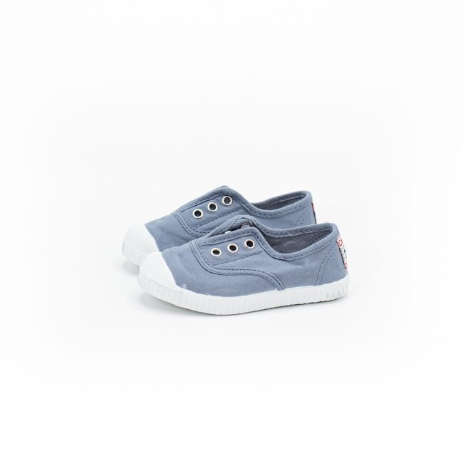 CIENTA CHAUSSURES EN TOILE ELASTIQUÉE BLEU CIEL