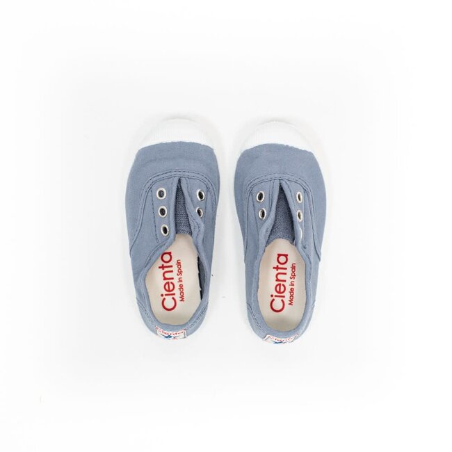 CIENTA CHAUSSURES EN TOILE ELASTIQUÉE BLEU CIEL