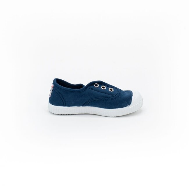 CIENTA CHAUSSURES EN TOILE ELASTIQUÉE BLEU MARINE
