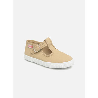 CIENTA CHAUSSURES EN TOILE AVEC BOUCLE PRESSION SABLE