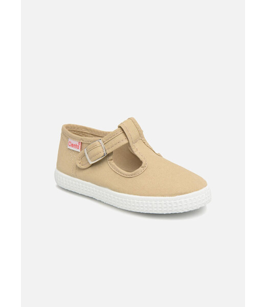 CIENTA CHAUSSURES EN TOILE AVEC BOUCLE PRESSION SABLE