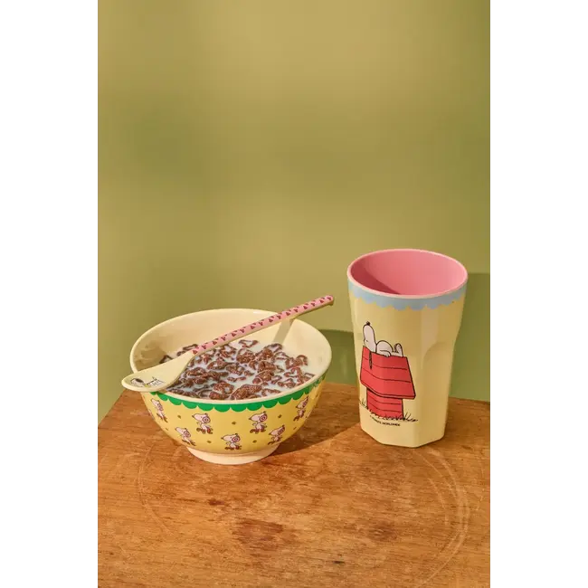 RICE GRAND BOL RICE - SNOOPY - YELLOW