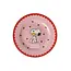 RICE ASSIETTE PLATE RICE - SNOOPY - PINK