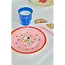 RICE ASSIETTE PLATE RICE - SNOOPY - PINK