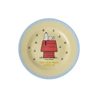 RICE ASSIETTE PLATE RICE - SNOOPY - CREAM