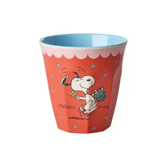 RICE GOBELET MEDIUM RICE - SNOOPY - RED
