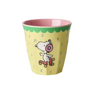 RICE GOBELET MEDIUM RICE - SNOOPY - YELLOW