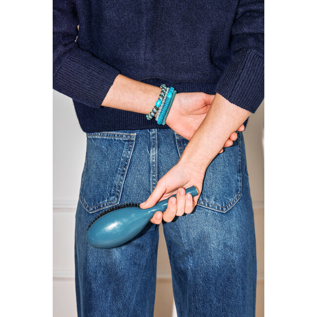 KKNEKKI ÉLASTIQUE KKNEKKI - PLAIN AZURE BLUE GLITTER