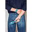 KKNEKKI ÉLASTIQUE KKNEKKI - PLAIN AZURE BLUE GLITTER