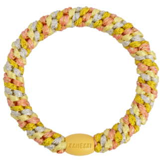 KKNEKKI ÉLASTIQUE KKNEKKI - MIX YELLOW PEACH GLITTER