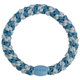 KKNEKKI ÉLASTIQUE KKNEKKI - MIX STRIPE BABY BLUE GLITTER