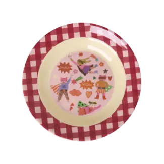 RICE ASSIETTE CREUSE RICE - HERO PINK