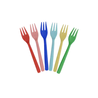 RICE 6 PETITES FOURCHETTES RICE - SOLID COLORS