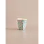 RICE GOBELET MEDIUM RICE - FLOWER PRINT - BLUE