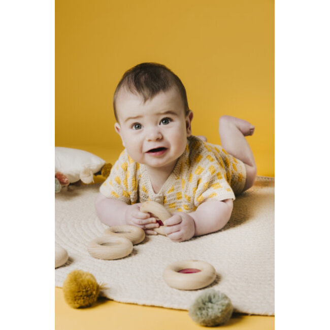 PETIT BOUM ANNEAU DONUT SENSORIEL PETIT BOUM - CALM RED