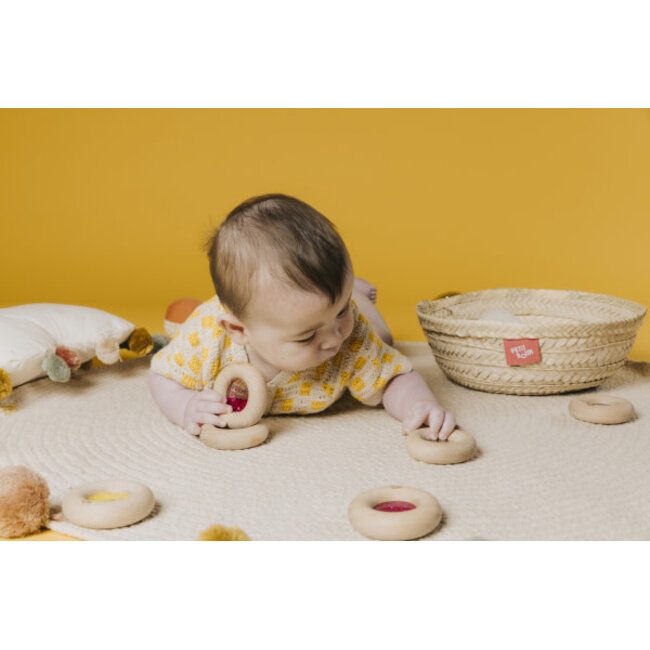PETIT BOUM ANNEAU DONUT SENSORIEL PETIT BOUM - CALM YELLOW