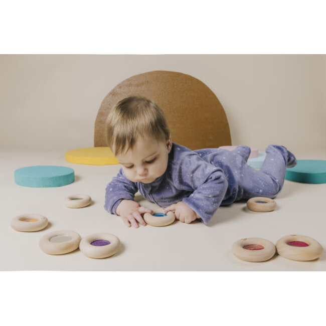 PETIT BOUM ANNEAU DONUT SENSORIEL PETIT BOUM - CALM YELLOW
