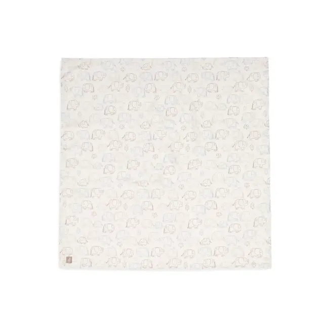 JOLLEIN SET 2 MAXI LANGES COTON 115X115CM - ELEPHANT TALES
