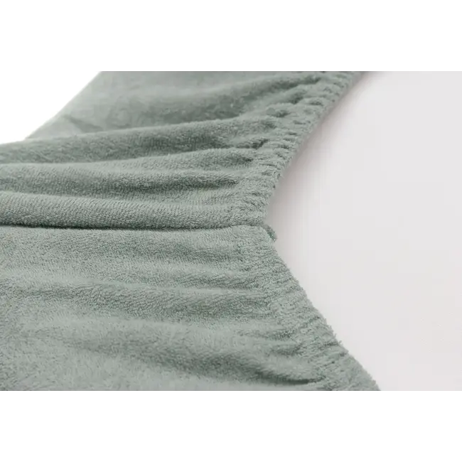 JOLLEIN SET 2 HOUSSES MATELAS À LANGER ÉPONGE - SEA GREEN / IVORY