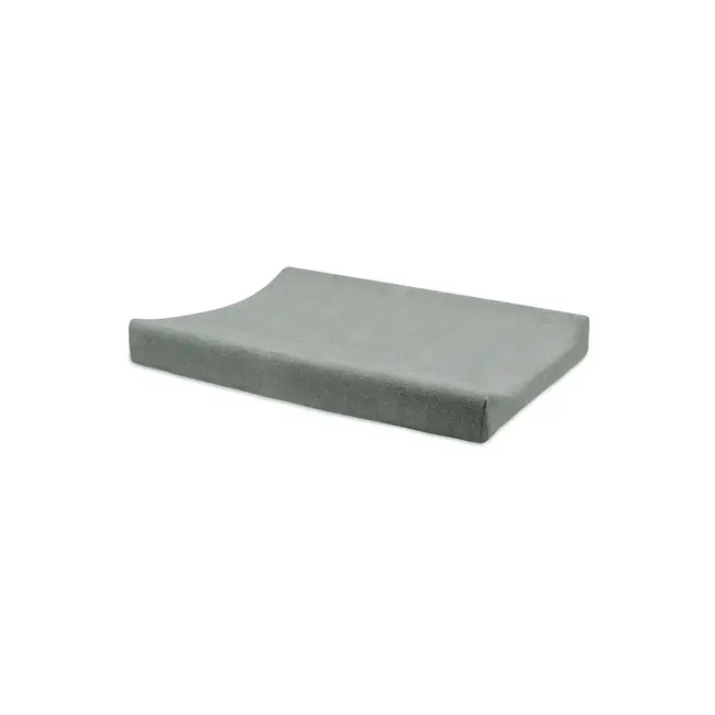 JOLLEIN SET 2 HOUSSES MATELAS À LANGER ÉPONGE - SEA GREEN / IVORY