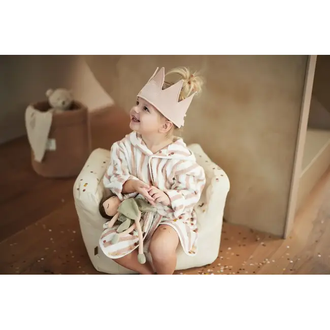 JOLLEIN FAUTEUIL POUF  POUR ENFANT TWILL - NATUREL