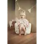 JOLLEIN FAUTEUIL POUF  POUR ENFANT TWILL - NATUREL