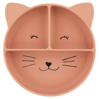 TRIXIE ASSIETTE VENTOUSE COMPARTIMENTÉE SILICONE - MME CHAT