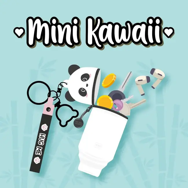 LEGAMI PORTE-MONNAIE - PORTE-CLEF MINI KAWAII - PANDA
