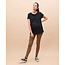 T SHIRT MANCHES COURTES NOIR