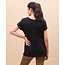 T SHIRT MANCHES COURTES NOIR