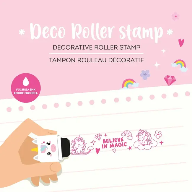 LEGAMI TAMPON ROULEAU DÉCORATIF - LICORNE