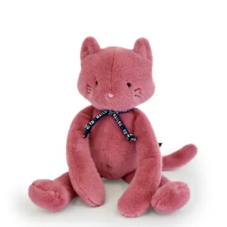 MAILOU PELUCHE CHAT MÉLOÉ 37CM - POUDRE DE ROSE