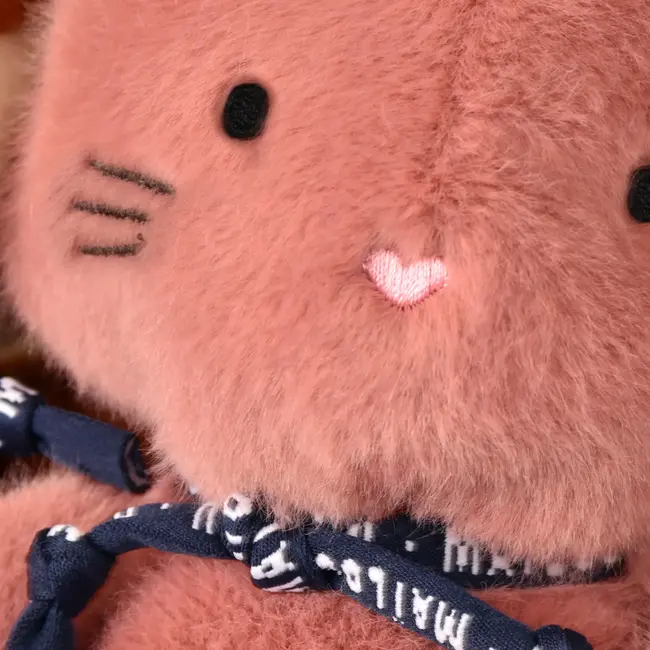 MAILOU PELUCHE CHAT MÉLOÉ 37CM - POUDRE DE ROSE